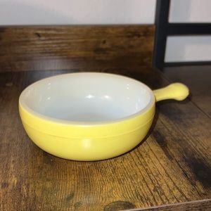 Vintage - Lipton Yellow Glasbake French Casserole